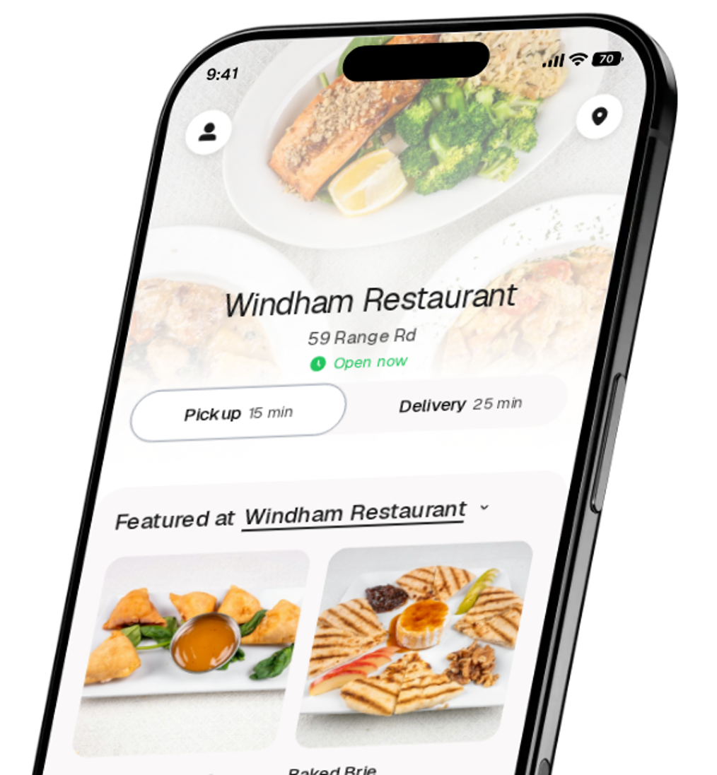 Windham Restaurant app preview