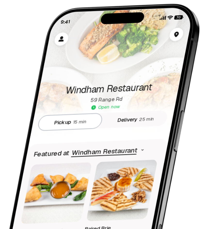 Windham Restaurant app preview