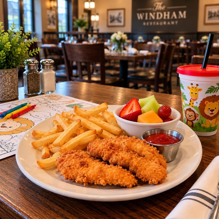 Kids Menu Restaurant in Windham NH