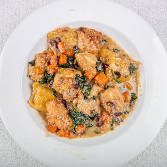Butternut Squash Ravioli.